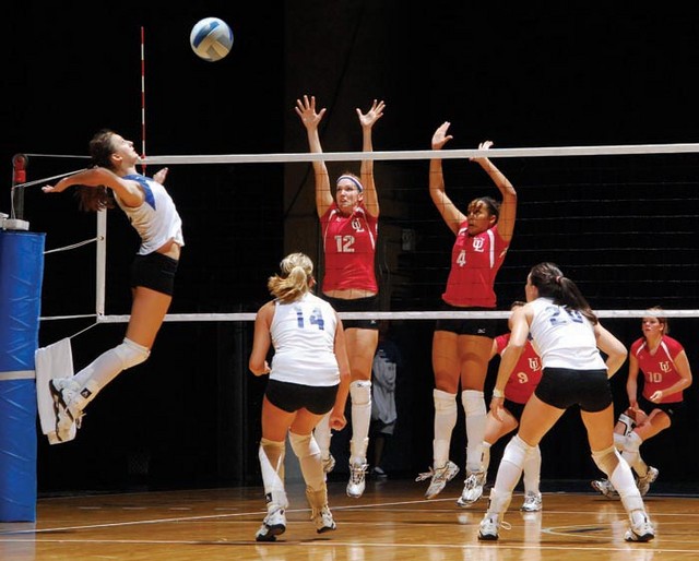 Volleyball training